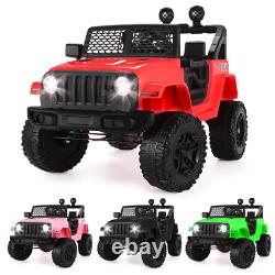 Electric Kids Ride On Car, 12V Electric Vehicle Toy Truck withRemote Control Gift