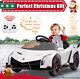 Electric Licensed Lamborghini Ride On Car Kid Vehicle Toy 2-seater Withremote Gift