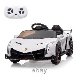 Electric Licensed Lamborghini Ride on Car Kid Vehicle Toy 2-Seater withRemote Gift