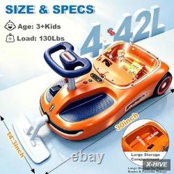 Electric Vehicles Plastic 1 Count Kids Ride Toy Car 12V 7Ah Cleaning Wiggle