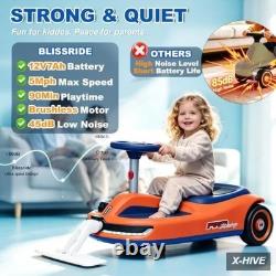 Electric Vehicles Plastic 1 Count Kids Ride Toy Car 12V 7Ah Cleaning Wiggle