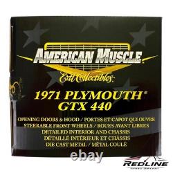 Ertl 1971 Plymouth GTX 440 Hobby Edition American Muscle 118 GE