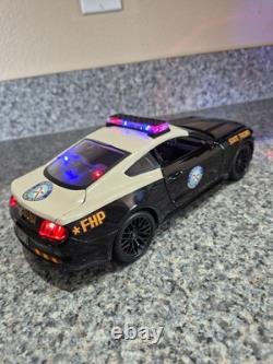 FHP Florida Highway Patrol Ford Mustang with All Flashing Lights FHP Florida Highway Patrol Ford Mustang with All Flashing Lights