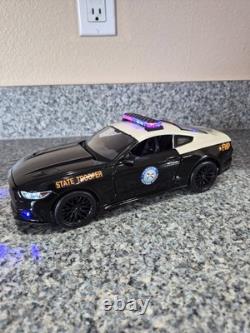 FHP Florida Highway Patrol Ford Mustang with All Flashing Lights
