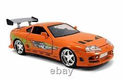 Fast & Furious Brian Toyota Supra Collectible Toy Vehicle Car 124 Scale Metal