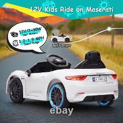 Fillfulfun Kids Ride on Car 12V Maserati Toy Car Electric Vehicle for Kids
