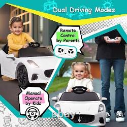Fillfulfun Kids Ride on Car 12V Maserati Toy Car Electric Vehicle for Kids