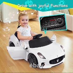 Fillfulfun Kids Ride on Car 12V Maserati Toy Car Electric Vehicle for Kids
