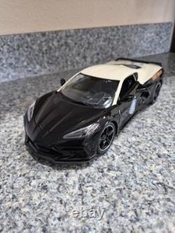 Florida Highway Patrol Chevrolet C8 Corvette with All Flashing Lights