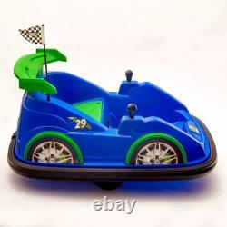Flybar Funpark Racer Ride-on Bumper Car Vehicle Kids Toddlers Blue/green