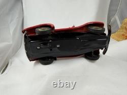 Friction Toy Car MG Red Convertible Windshield Touring Roadster