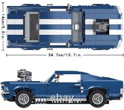 GTR Car Building Blocks Kit Assemble Set Racing Sport Vehicle 1 10 New 2022 NEW