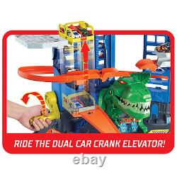 Garage Playset Hot Wheels Car Tracks City Ultimate 2 Toy Cars Vehicle Kids Gift