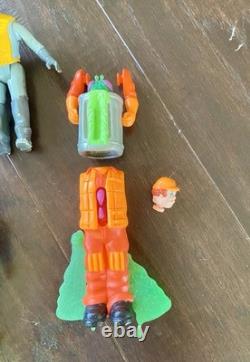 Ghostbusters Cars and Action Figures lot. Damaged and or missing parts