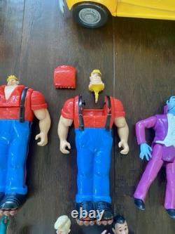 Ghostbusters Cars and Action Figures lot. Damaged and or missing parts