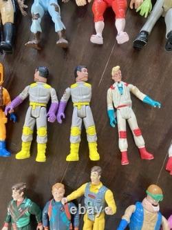 Ghostbusters Cars and Action Figures lot. Damaged and or missing parts