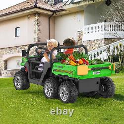 Gift for Kids Toy Car Battery Powered Electric Tractor Truck Vehicles+MP3 Player