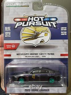 Greenlight 1/64th scale Hot Pursuit Series 42 6-car GREEN MACHINE set