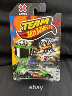 HOT WHEELS RARE Green DOUBLE LOOP DARE COMMEMORATIVE 164 VEHICLE NEW