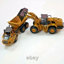 HUINA 150 Dump Truck Excavator Wheel Loader Die cast Model Construction Vehicle