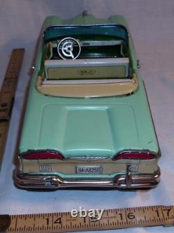 Haji New Edsel Ford Convertible Tin Friction Toy Car Boxed Sharp