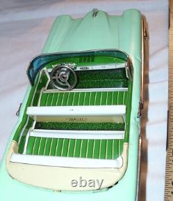 Haji New Edsel Ford Convertible Tin Friction Toy Car Boxed Sharp