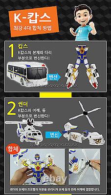 Hello Carbot K-COPS K COPS Transforming Police Robot Figure Car Vehicles Toy set