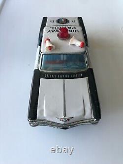 Highway Patrol Tin Toy Car