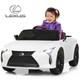 Honeyjoy 12v Kids Ride On Car Lexus Lc500 Licensed Remote Electric Vehicle White