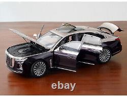 HongQi H9 1/18 Car Model Diecast Vehicles Base Collection Metal Car Toys Gift