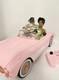 Hotwheel Barbie Movie 1956 Corvette Car Pink W Remot 2 Aa Military Princess Doll