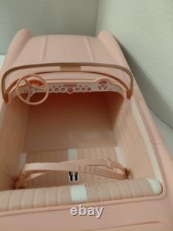 HotWheel Barbie Movie 1956 Corvette Car Pink W Remot 2 AA Military Princess Doll