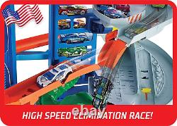 Hot Wheel Toy Car Track Set Ultimate Vehicle Garage T Rex Dinosaur 3 Ft Tall US