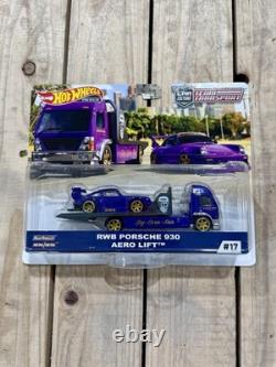 Hot Wheels 164 RWB Porsche 930 and Aero Lift Vehicle GJT37