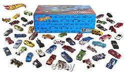 Hot Wheels 50-Car Pack of 164 Scale Vehicles Individually Packaged