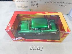Hot Wheels 55 1955 Chevy Classics Limited Edition Chevrolet Car Green 118 H8770