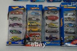 Hot Wheels 5 Car Set Lot of 10 00s Various Vehicles No Duplicates 1/64 Gift Pack