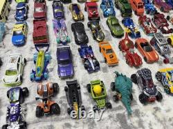 Hot Wheels BULK LOT 185pc Cars Assorted Matchbox Diecast Vehicles with2 Large Cars