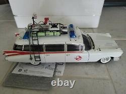 Hot Wheels Elite 1/18 1959 Cadillac Ghostbusters Ecto-1 Movie Car Vehicle W Box