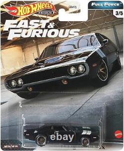 Hot Wheels Fast & Furious Full Force 5 Premium All-Metal Vehicles Apr. 15,21