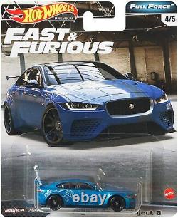 Hot Wheels Fast & Furious Full Force 5 Premium All-Metal Vehicles Apr. 15,21