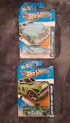 Hot Wheels, Lot of 24 vehicles, Various years and series, 2009-2013, Unopened