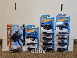 Hot Wheels Matchbox Lot of 56 Batman Vehicles Batmobile Live Bat Cycle Mystery