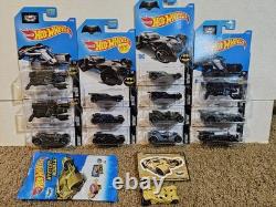 Hot Wheels Matchbox Lot of 56 Batman Vehicles Batmobile Live Bat Cycle Mystery