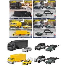 Hot Wheels Team Transport Assorted Vehicle Toy Mini Car x4 set Box Mattel