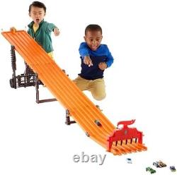 Hot Wheels Toy Car Playset with Lights, Sounds & 6 164 Scale Vehicles, Super 6 Hot Wheels Toy Car Playset with Lights, Sounds & 6 164 Scale Vehicles, Super 6