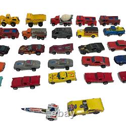 Hot Wheels VTG 1970s Lot of 27 Toy Car Vehicles