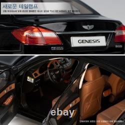 Hyundai Genesis BH380 Facelift 118 Diecast Model Car Sedan Black