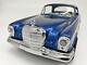 Ichiko Japan Vintage Tin Toy Car Mercedes Benz 250 Se Coupe Blue Reproduction