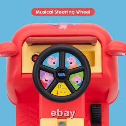 Interactive 6V Ride-On Toy Car for Toddlers Electric Vehicle with Foot Pedal &